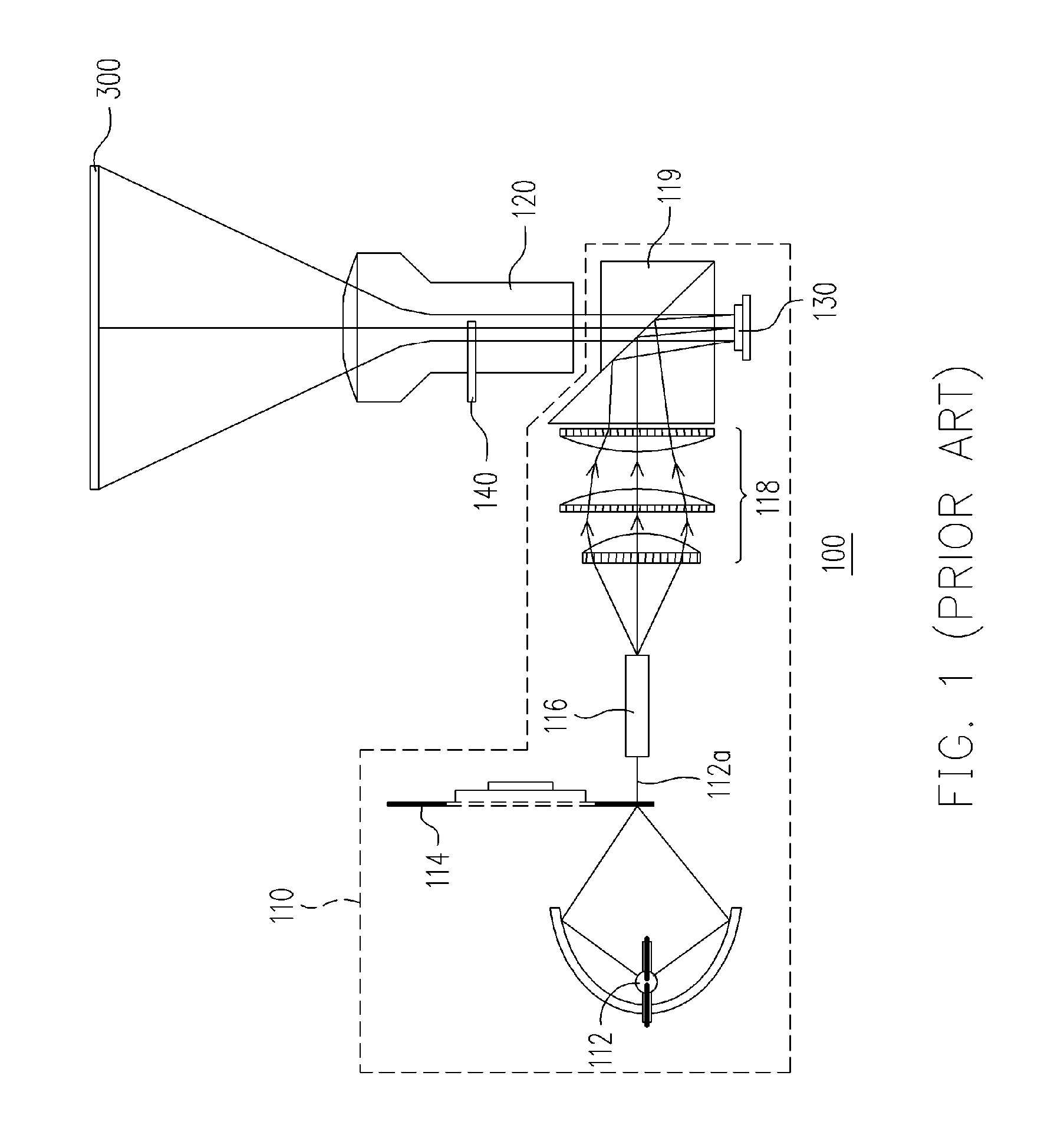 Optical projection apparatus