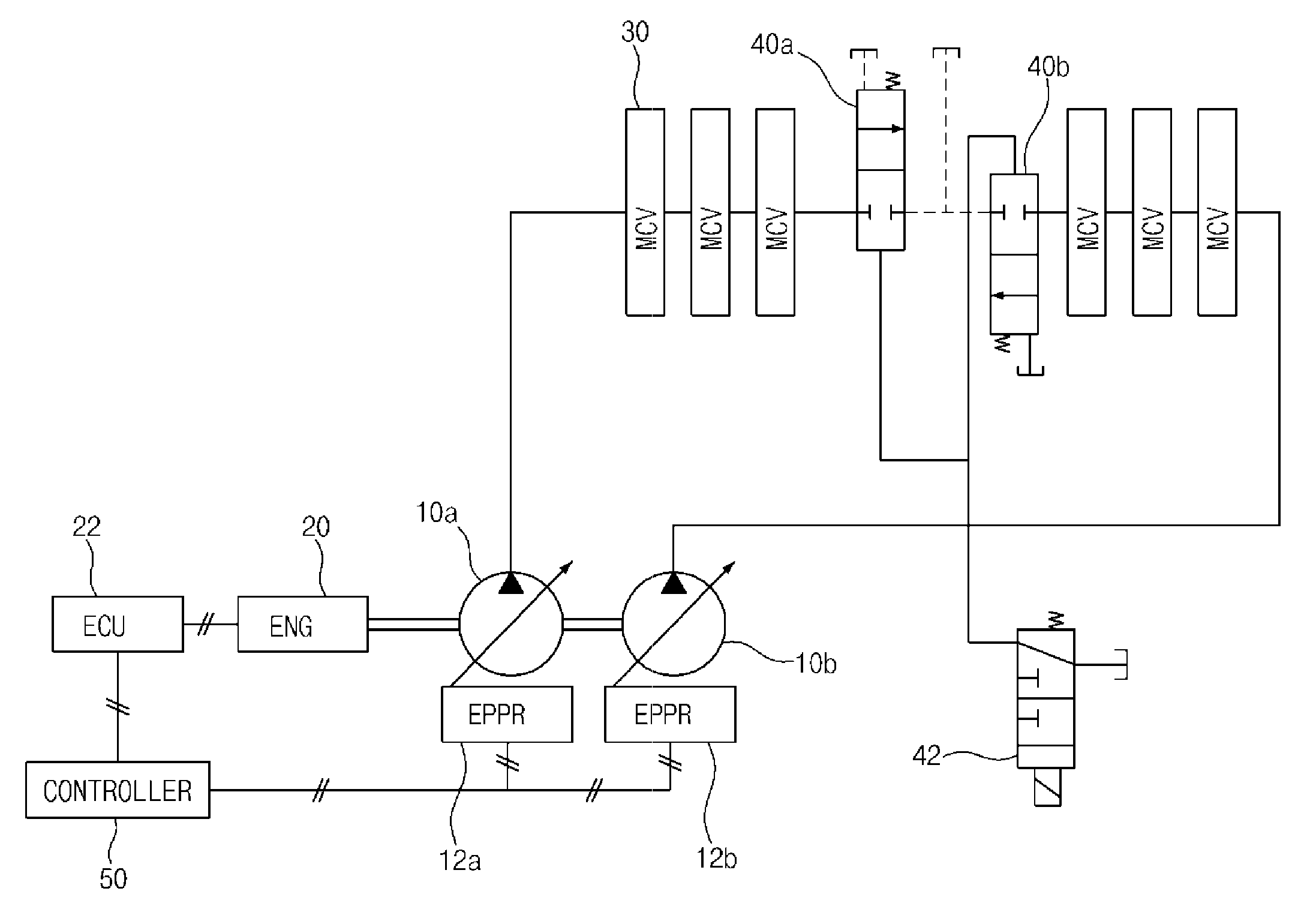 System and method for active regeneration of a DPF of a construction machine having an electro-hydraulic pump