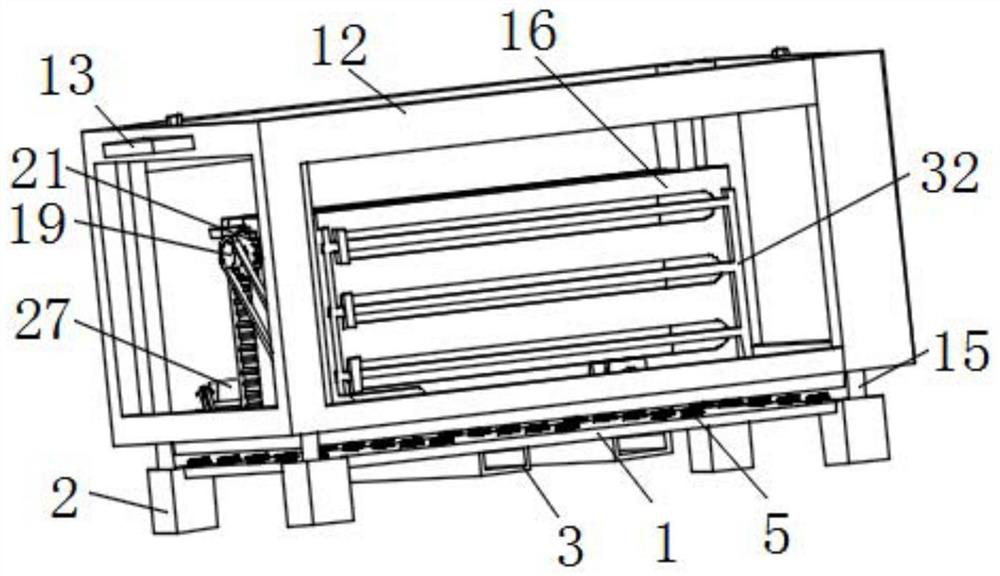 Transportation device for communication equipment transmitter and transportation protection process of communication equipment transmitter