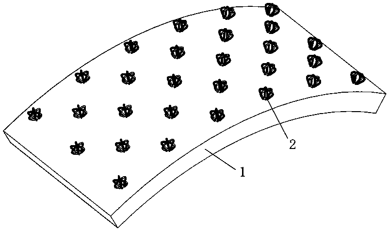 Flexible composite lining segment