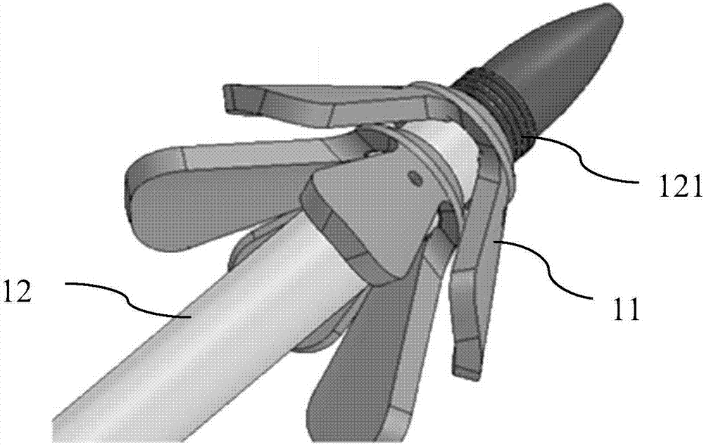 Tissue connection device for percutaneous treatment for mitral regurgitation