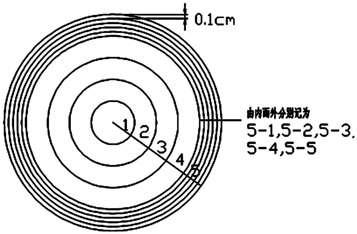 A method for stratified damage analysis of rock