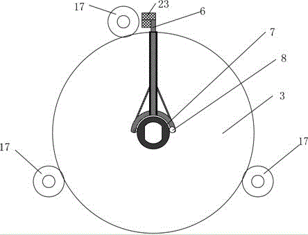 Scraper descaling device for electromagnetic chemical water treatment