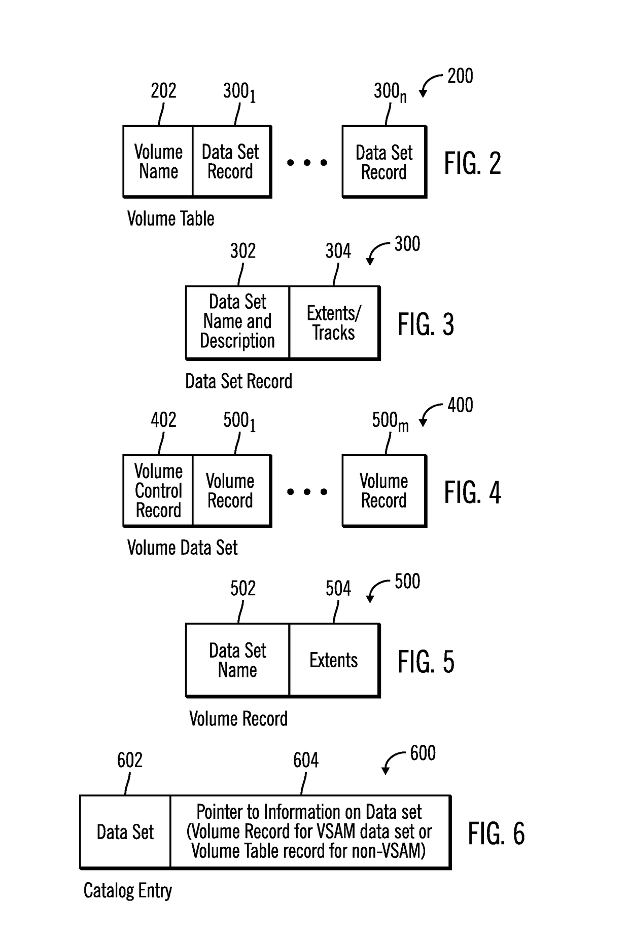 Rebuilding damaged areas of a volume table using a volume data set