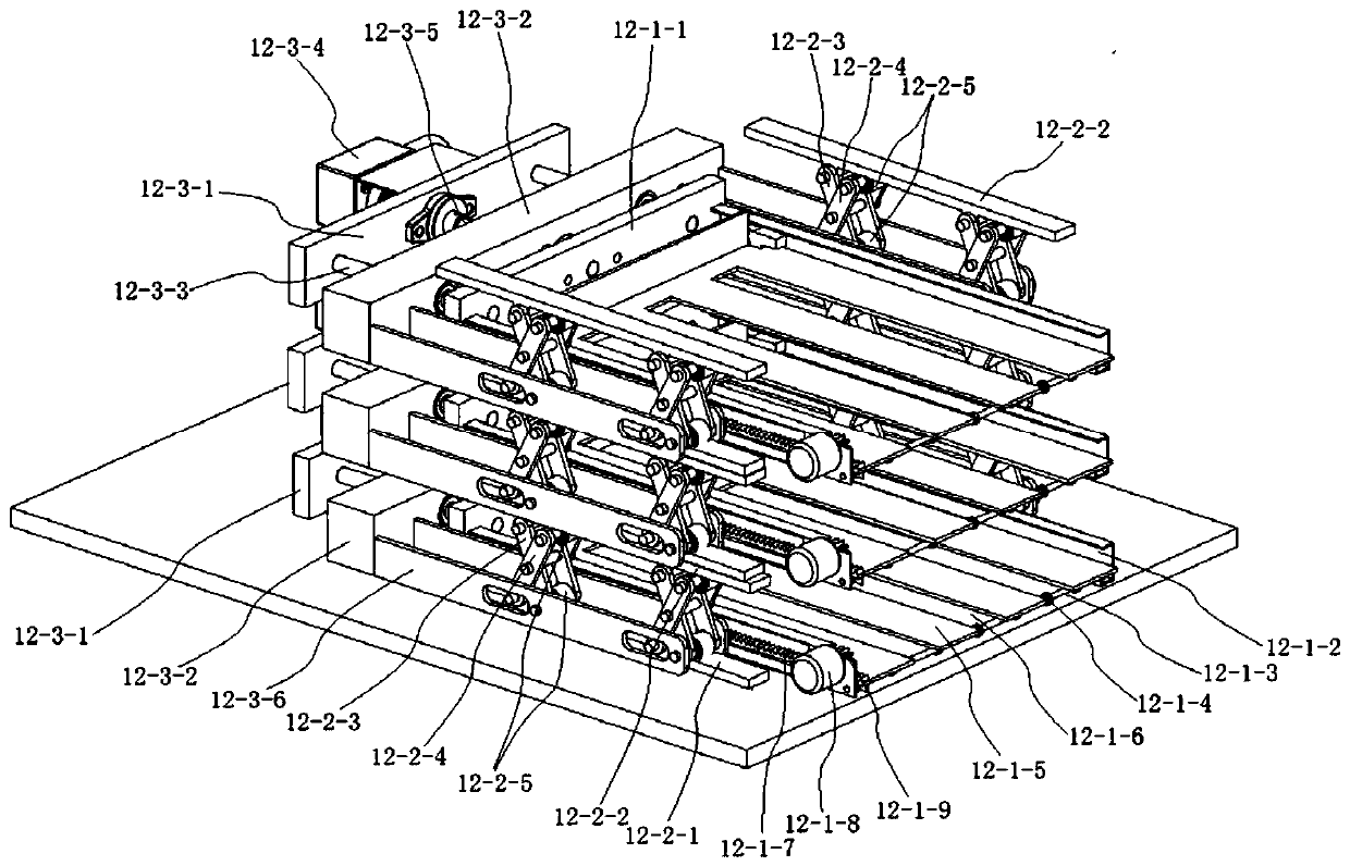 Intelligent storage and fetching bookshelf device with adjustable book storage thickness and control method thereof