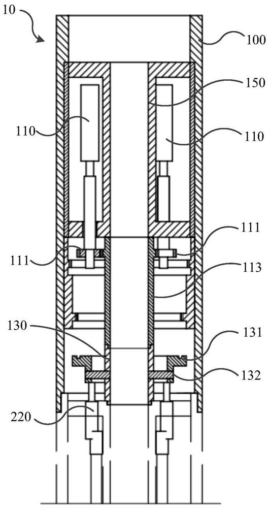 Guide control device and rotary guide drilling tool