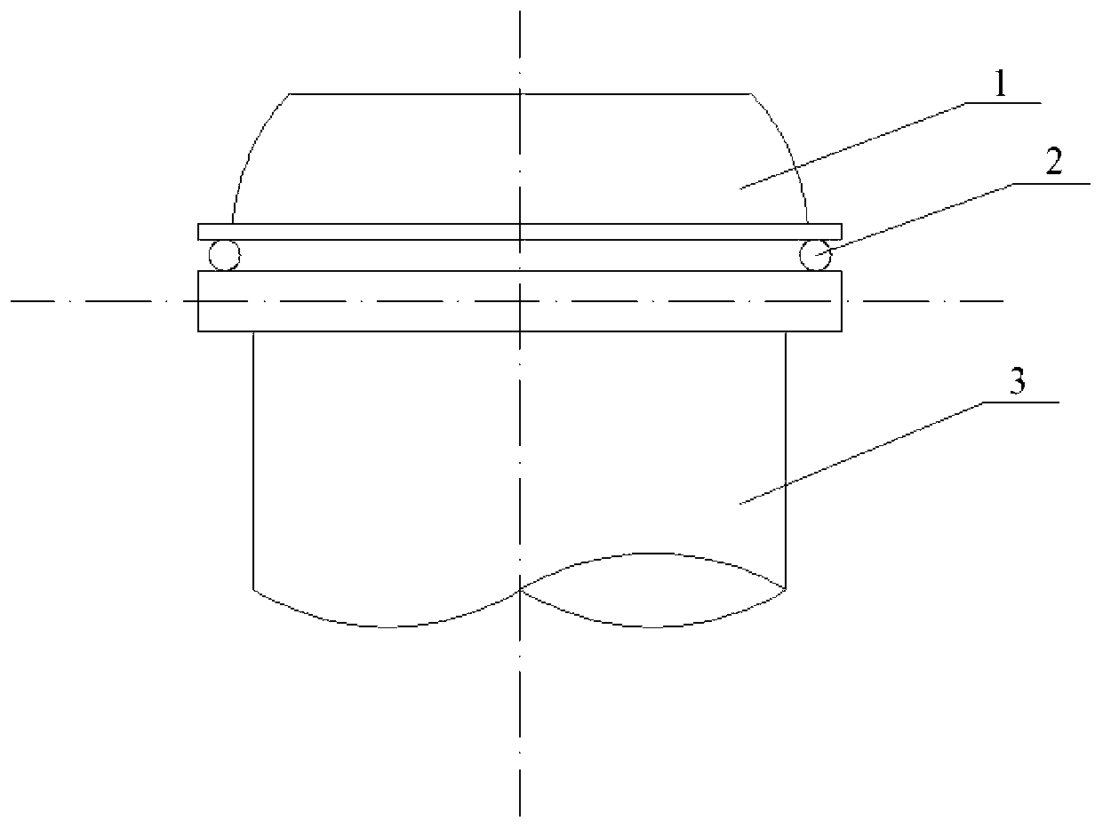 Glass-metal heat sealing material and method of heat-pipe evacuated solar collector tube