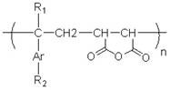 A kind of aqueous phase ultrasonic synthesis method of maleic anhydride/α-arylene copolymer