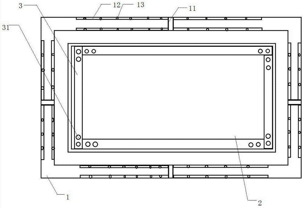 Bottom bracket of low-voltage power distribution cabinet