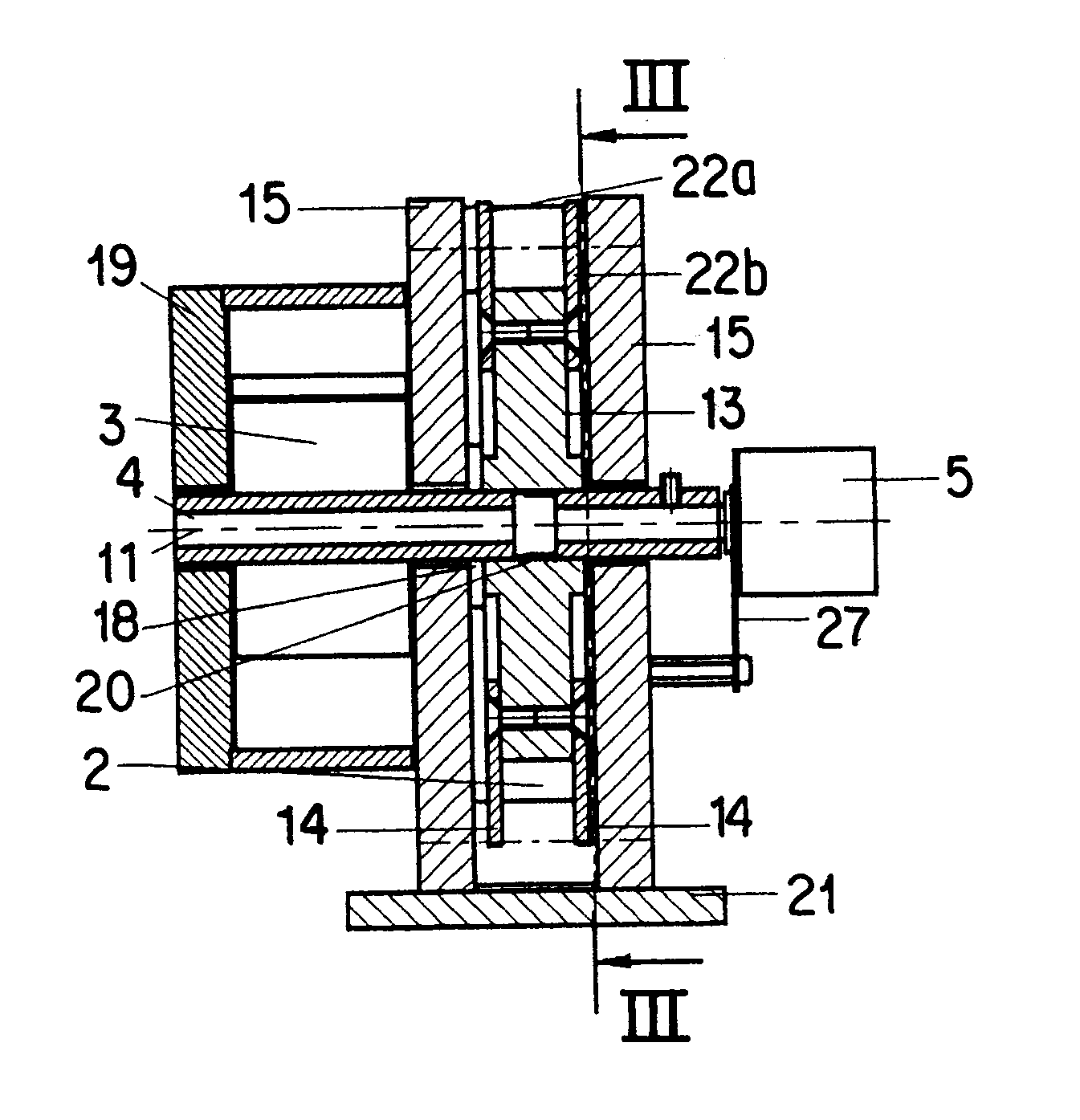 Pull element travel sensor