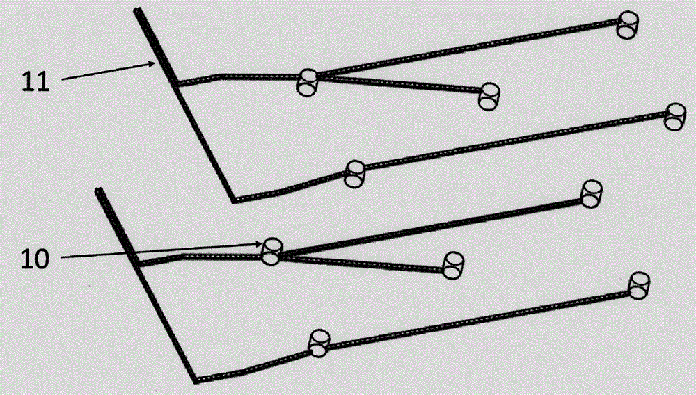 Method of experimenting on impact of high-pressure fracture-cave bodies in carbonate rock reservoirs upon hydraulic fracture extension