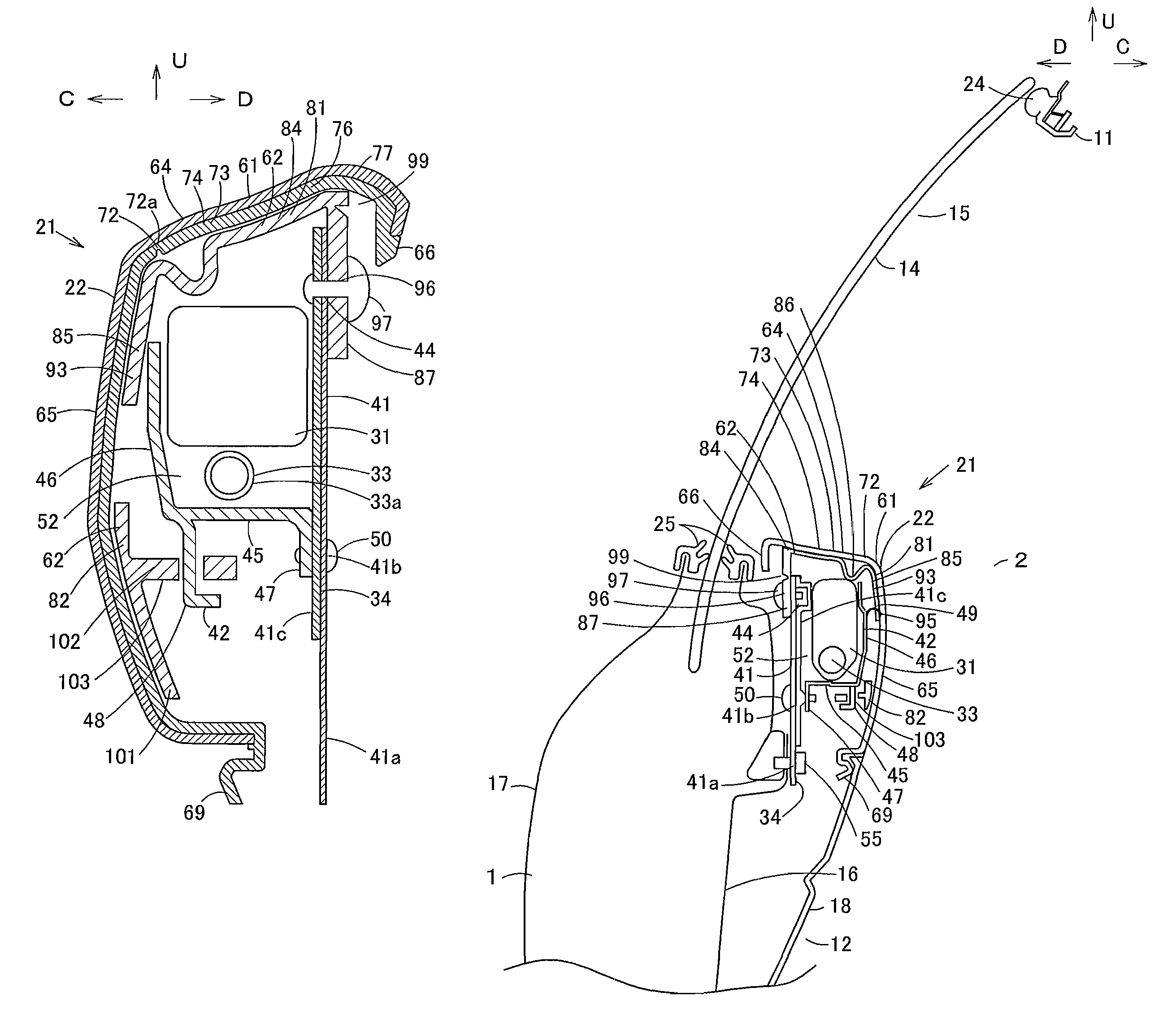 Airbag cover body and airbag apparatus