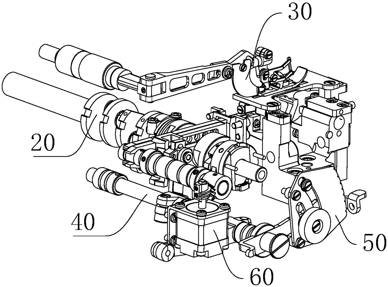 Cloth feeding tooth rack adjusting mechanism and overedger using same