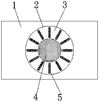 Multi-angle tilting induction auxiliary device