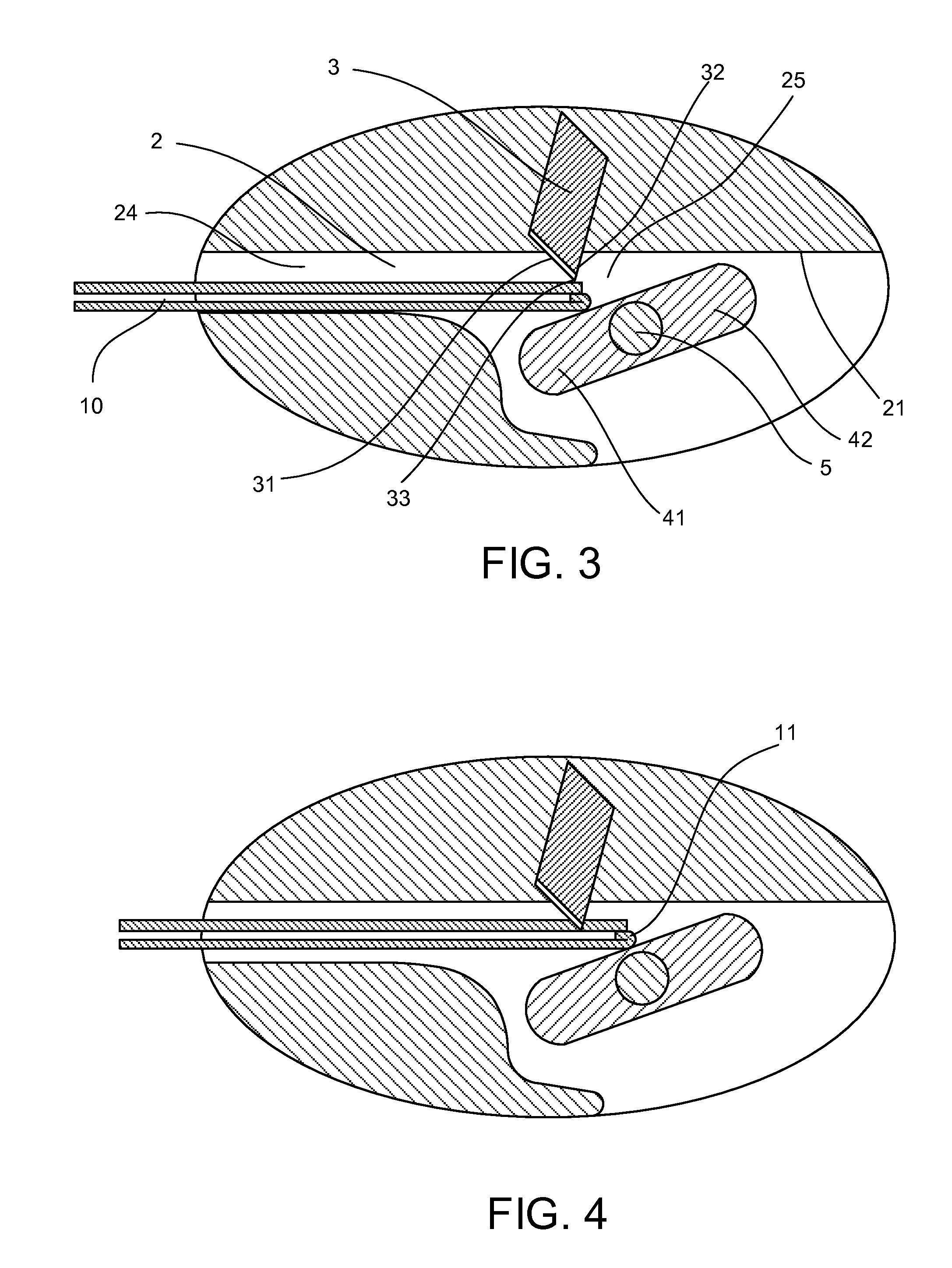 Letter opener with protected blade and rocker