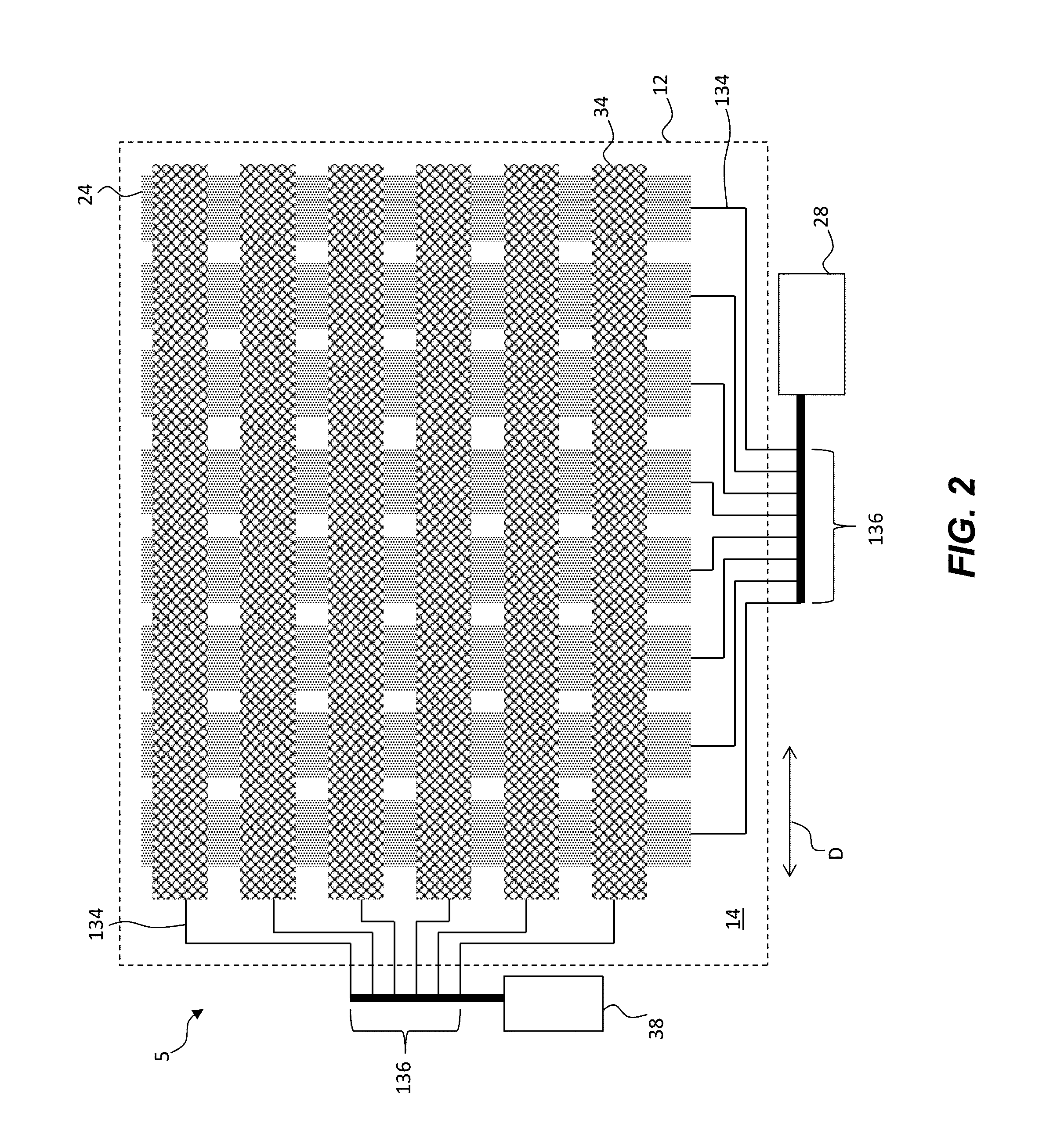 Micro-wire touch screen with thin cover