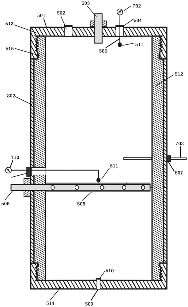 Simulation device and method for co-production of conventional natural gas reservoir and methane hydrate reservoir