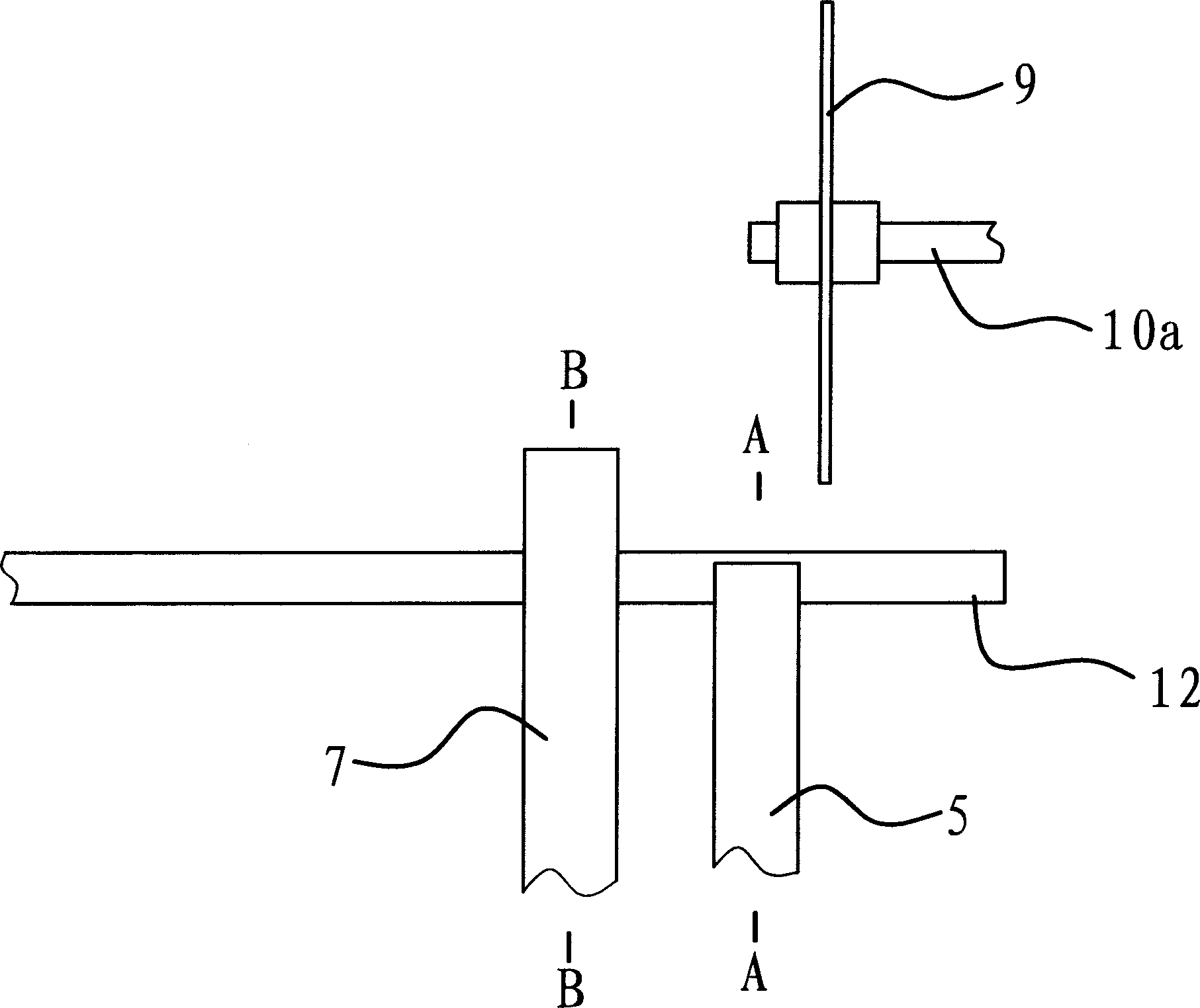 Cutting mechanism of rod material automatic cutting machine