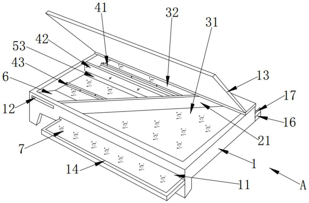 Guiding device capable of controlling bees to enter and exit