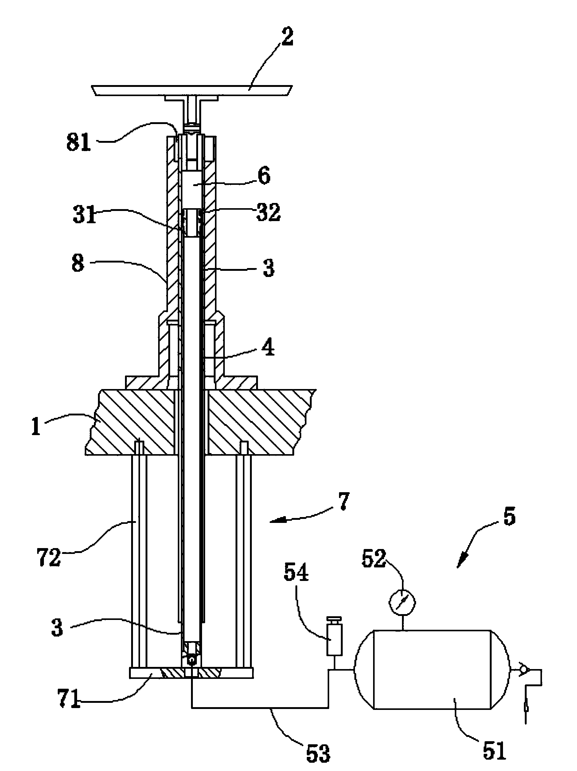 Driving device for forming machine