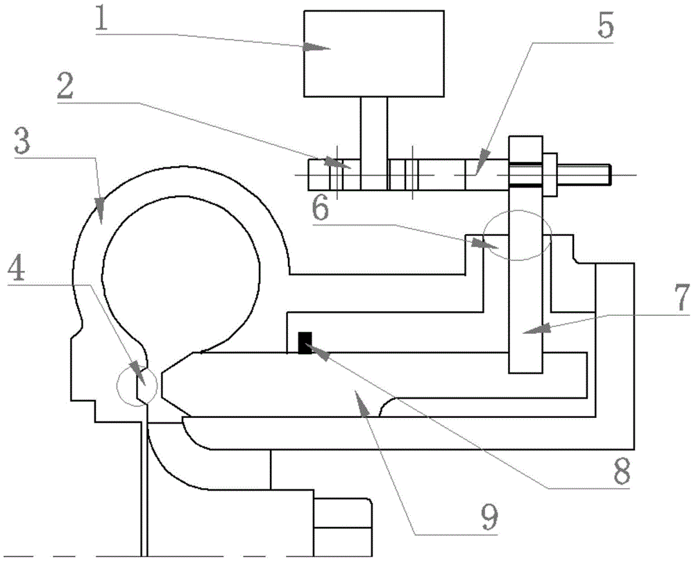 Turbine internal shut-off valve