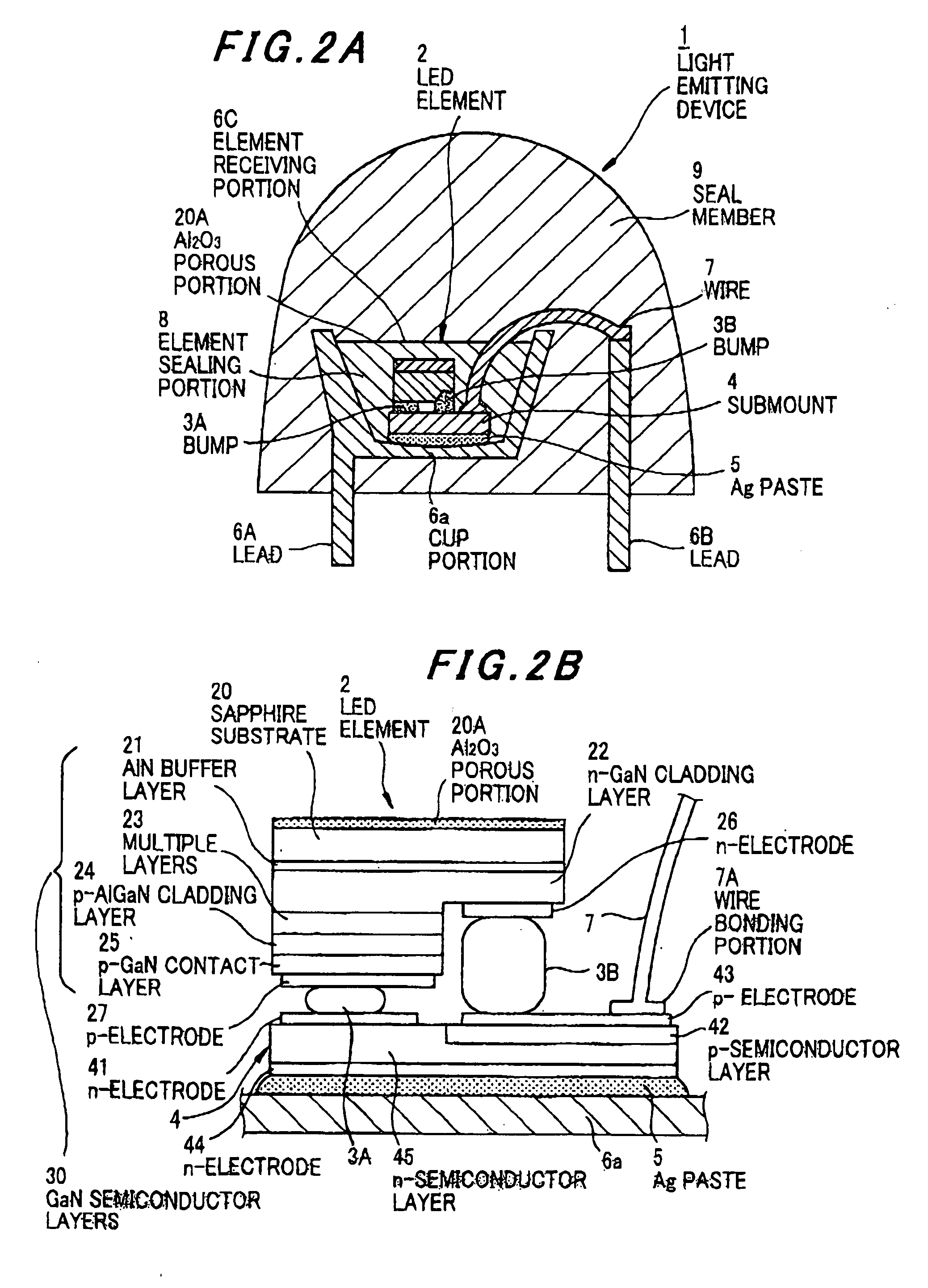 Light emitting element and light emitting device