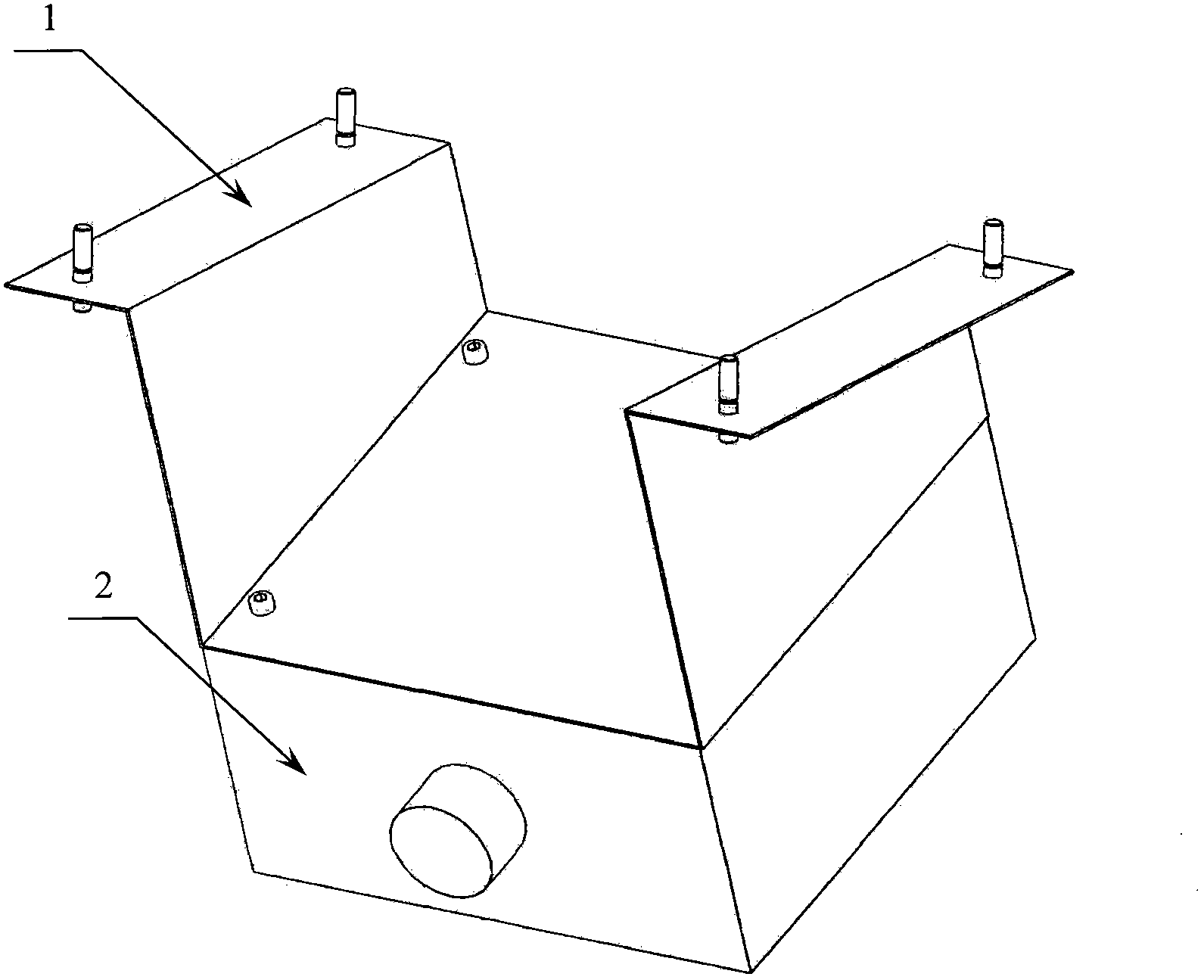 Automobile morphology grating field projection initiative vision measurement system