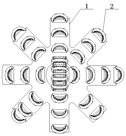 Hard rock cutterhead and cantilever heading machine comprising same