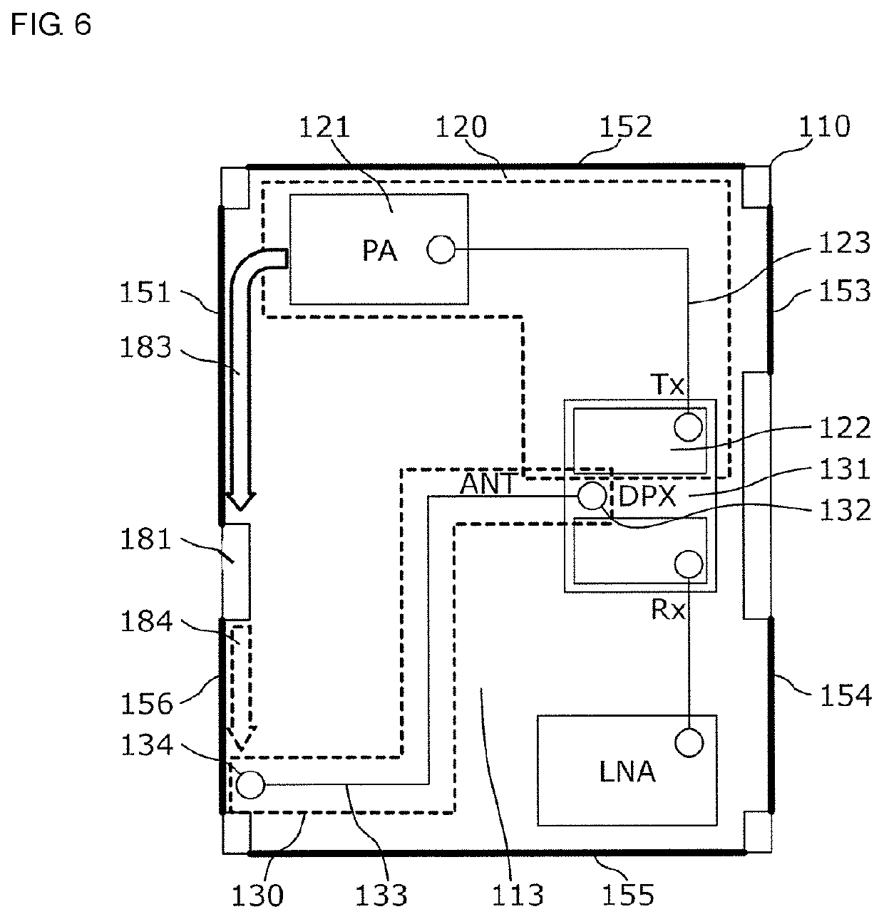 High-frequency module and communication device