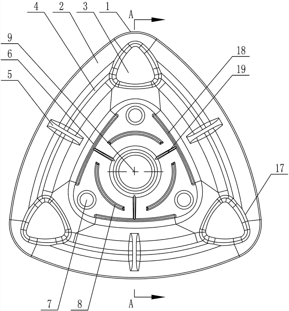 Grip type milling and turning composite special blade under extreme super-heavy load condition