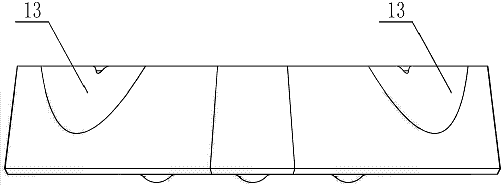 Grip type milling and turning composite special blade under extreme super-heavy load condition