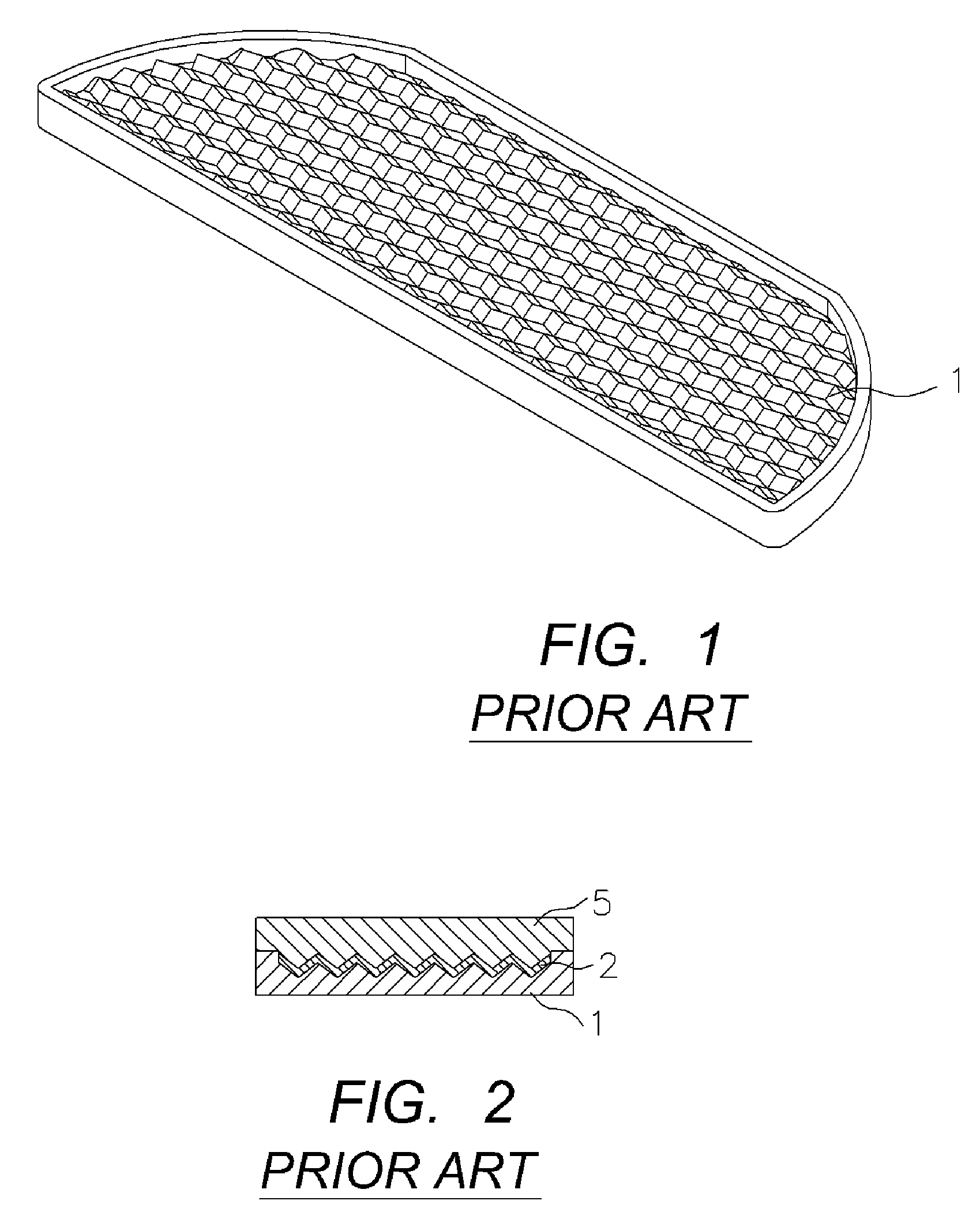 Salient reflector for use on road