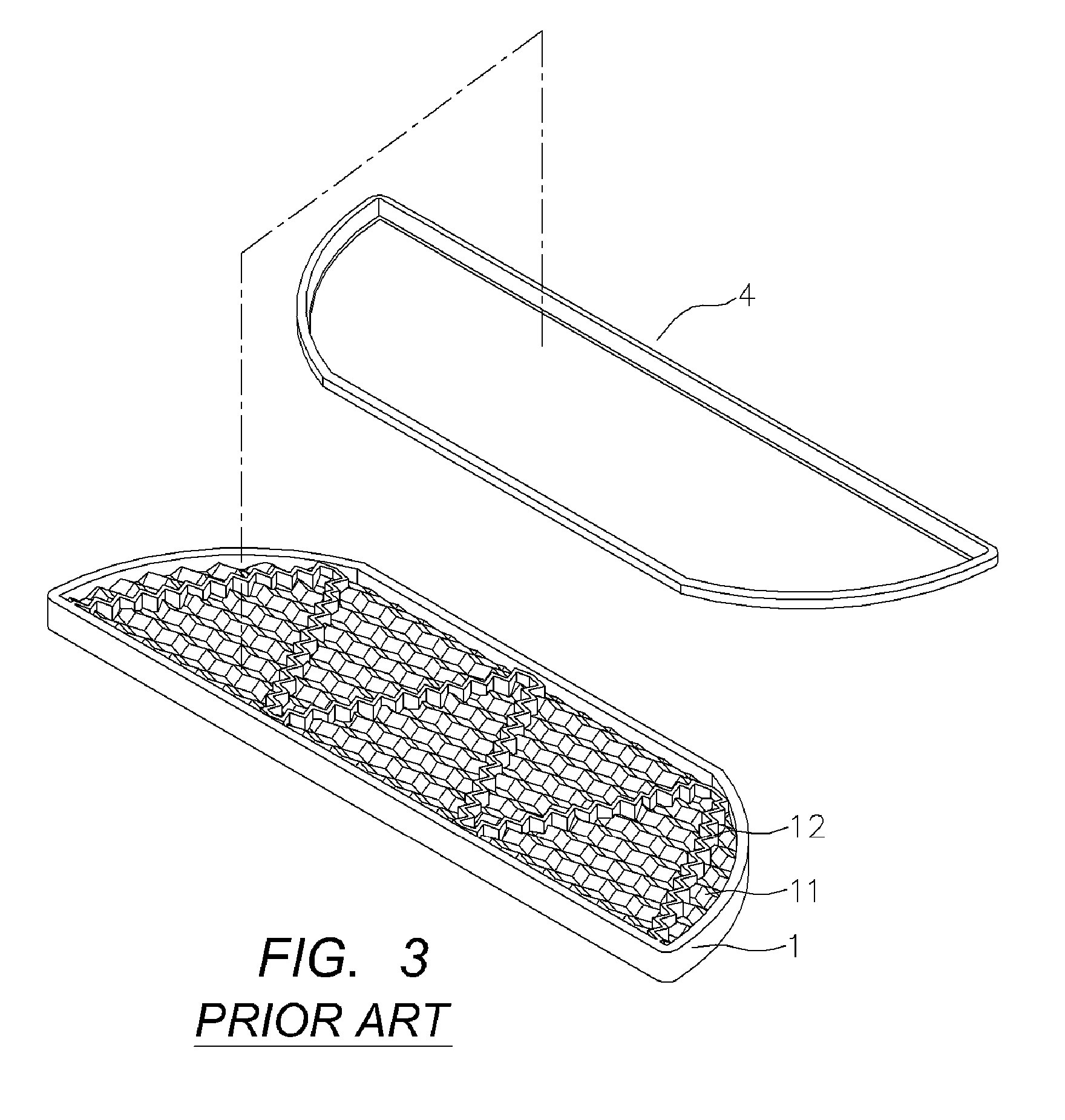 Salient reflector for use on road