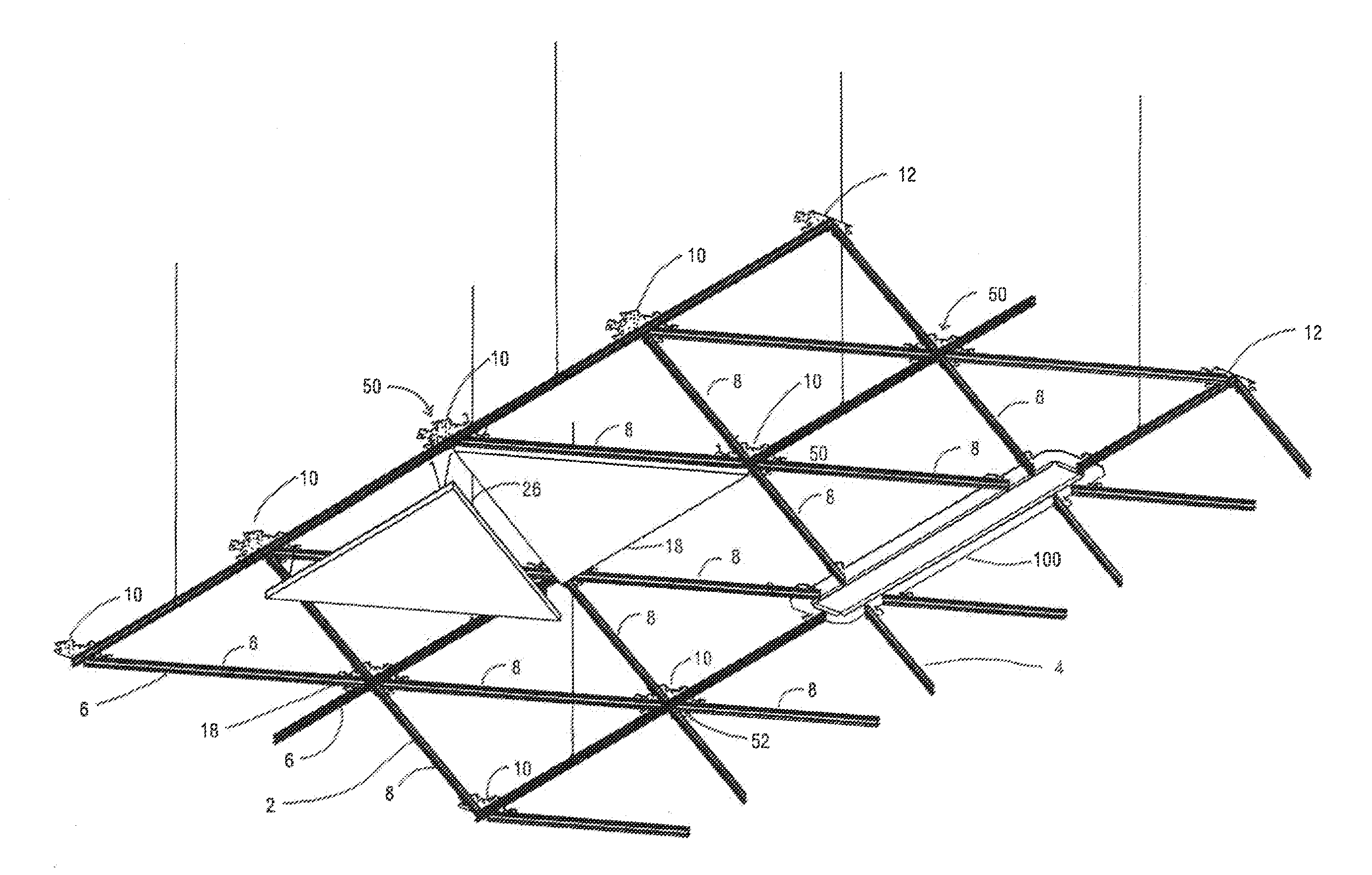 Suspended ceiling grid system