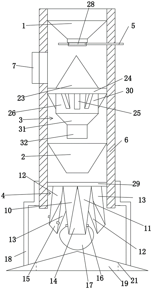 Barn sample splitter