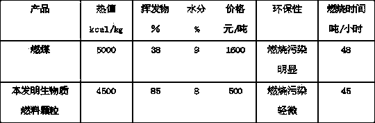 Biomass fuel particle and preparation method thereof