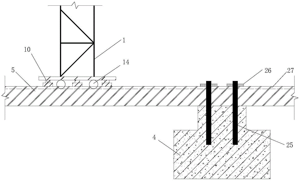 A construction method of high-altitude and large-span cast-in-situ multi-arch aqueduct support formwork system