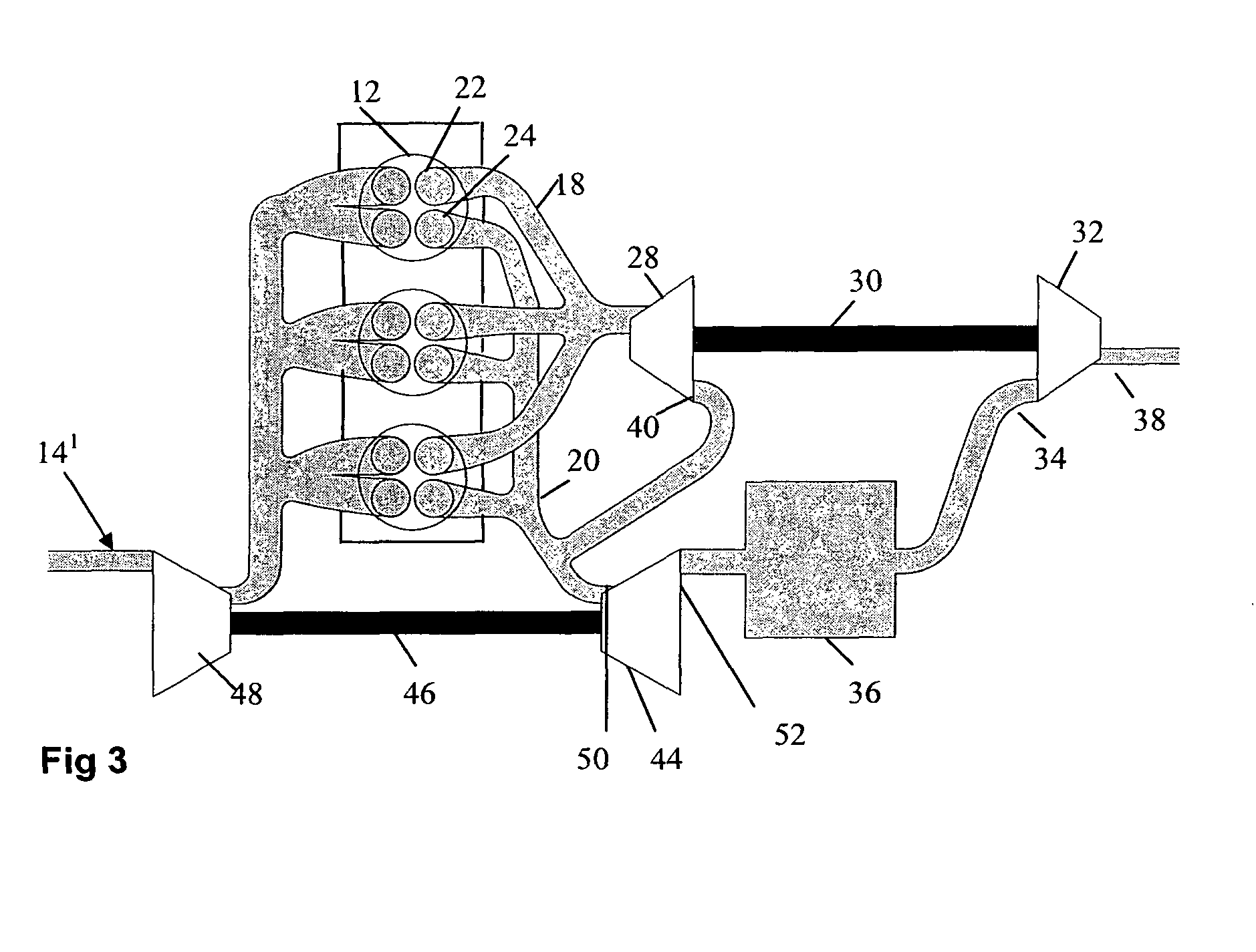 Exhaust arrangement for an internal combustion engine