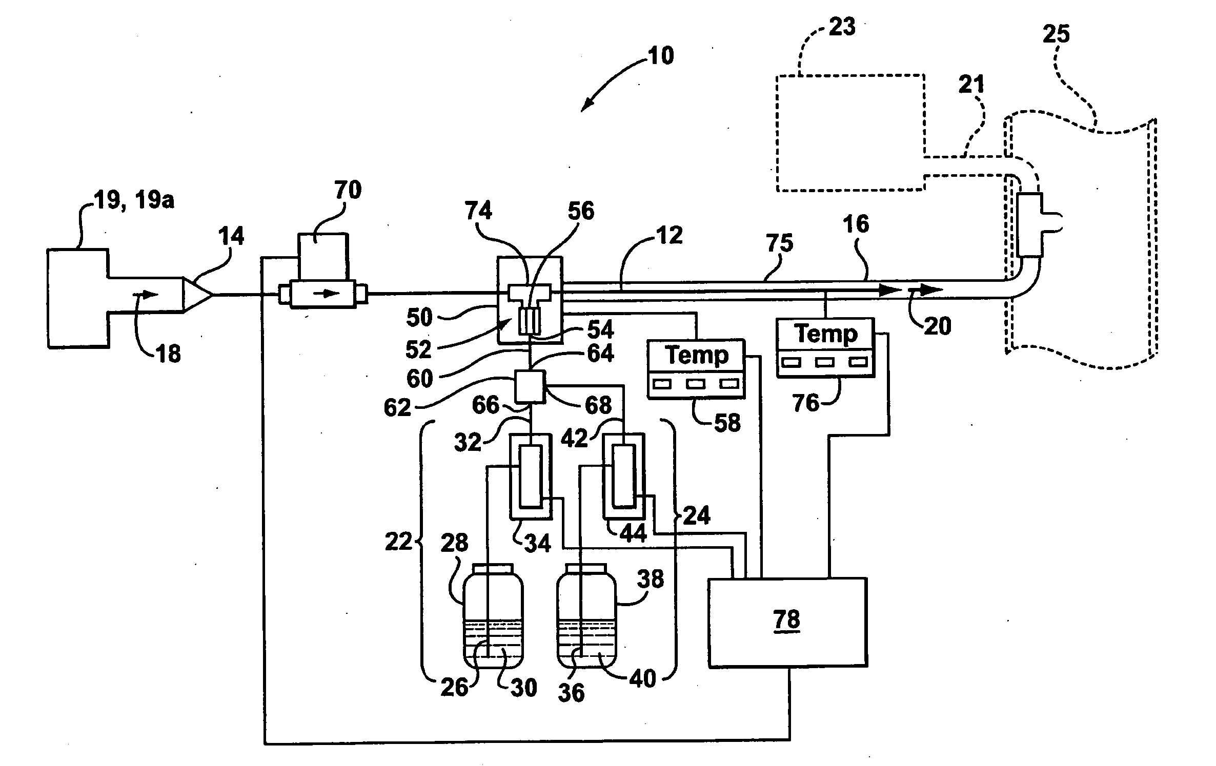 Calibration gas delivery apparatus