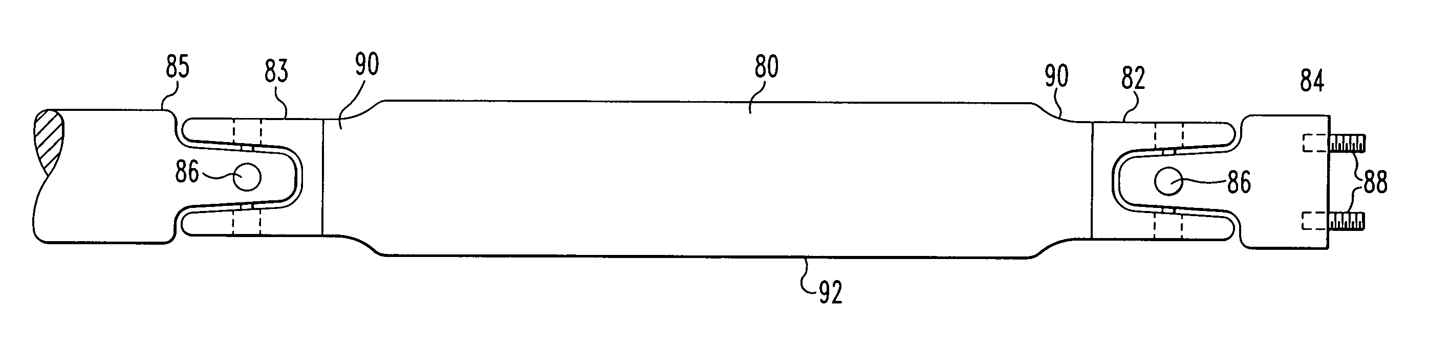 Aluminum automotive drive shaft