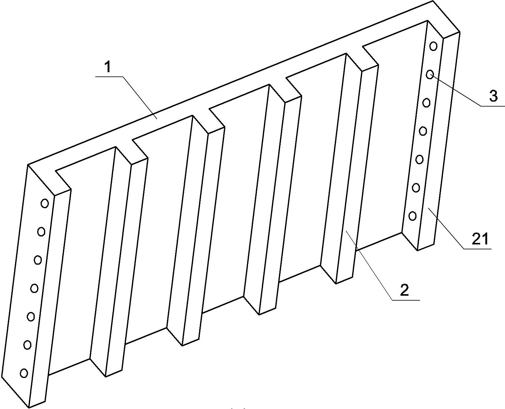 Plastic building template