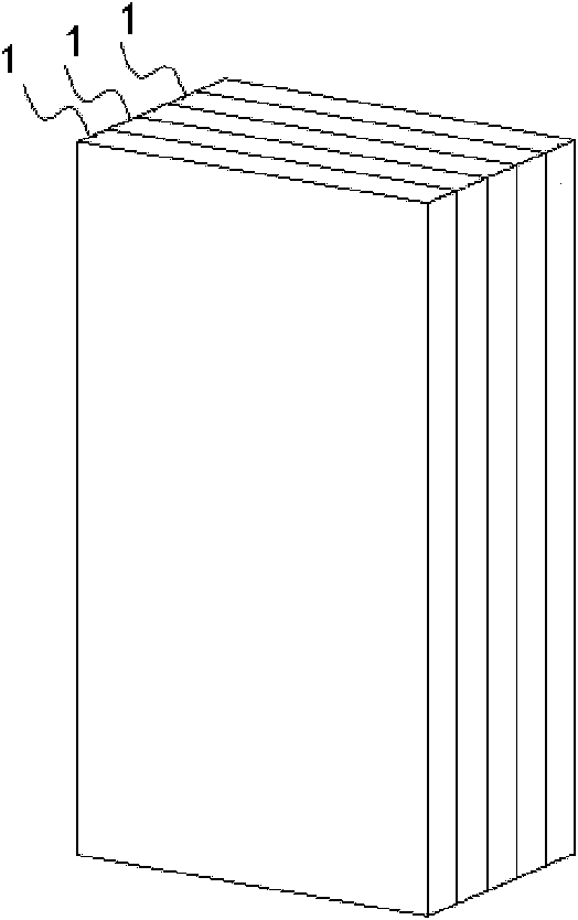 Manual electromagnetic material with broadband high refraction index and low dispersion characteristic