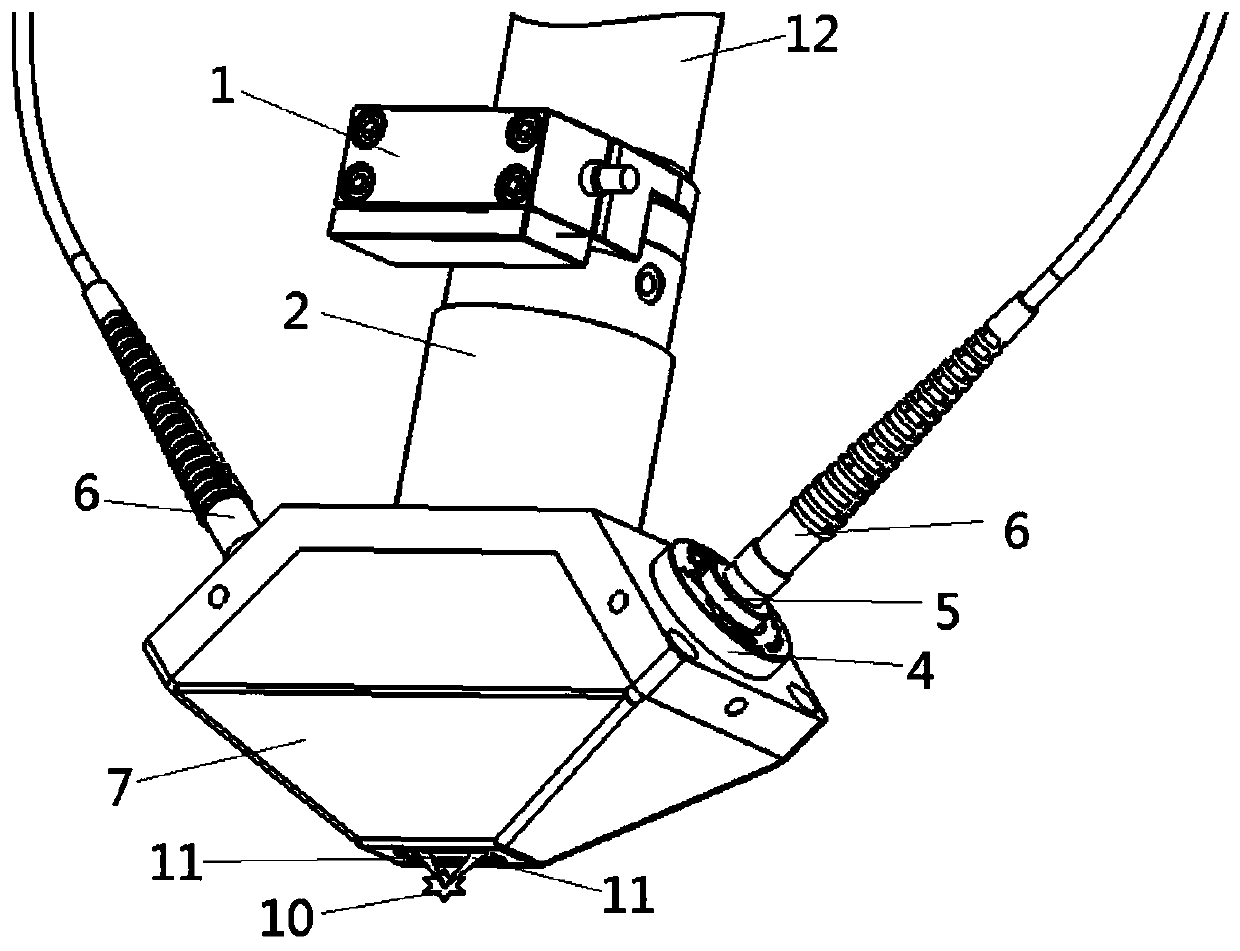 Microcell LIBS plasma spectral collection system