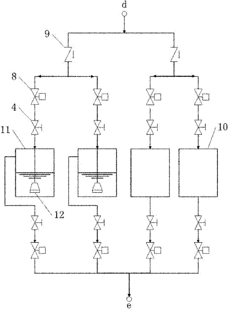 Method for detecting cleanness of multiple sampling points automatically and continuously