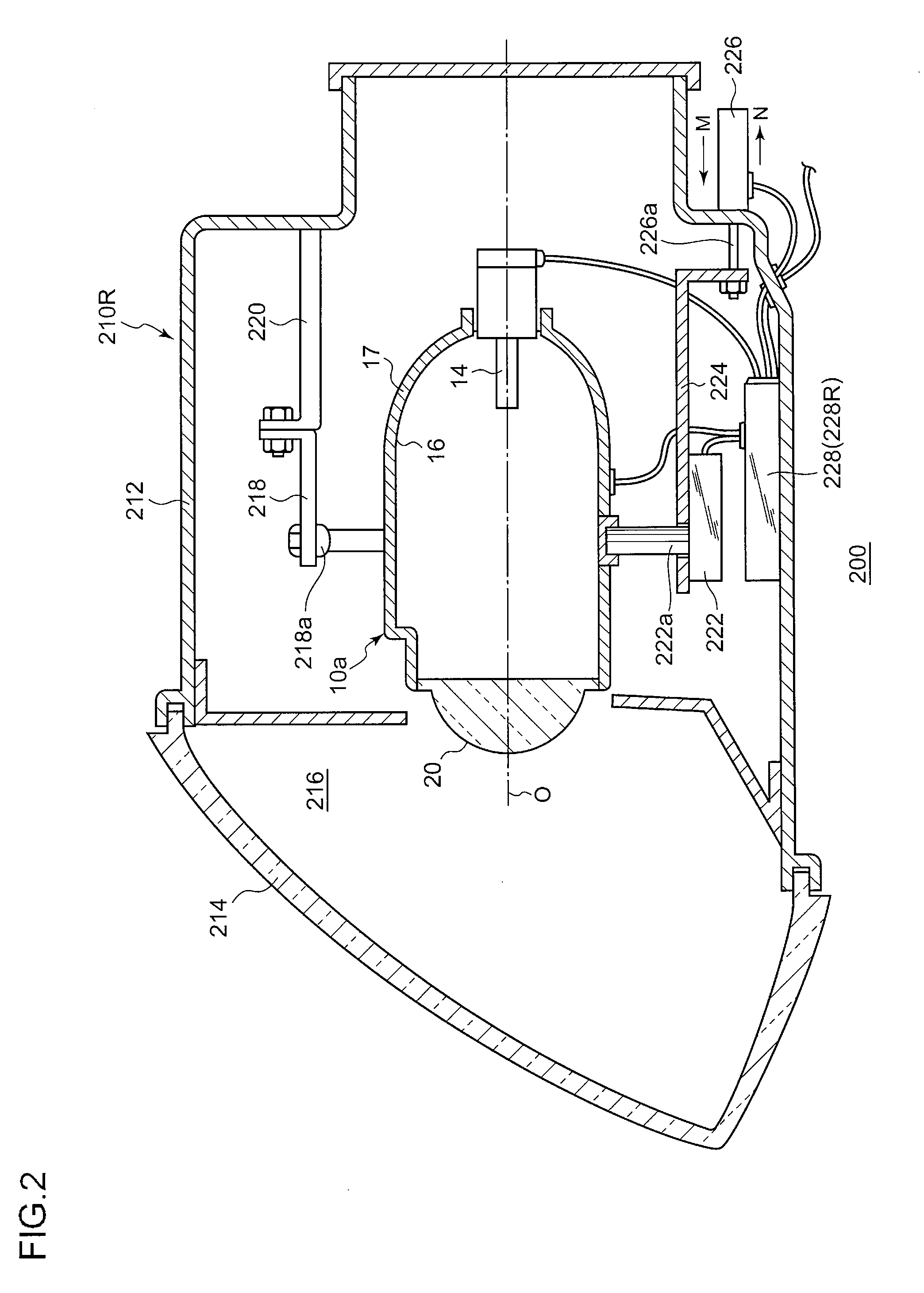 Automotive headlamp apparatus controlling light distribution pattern