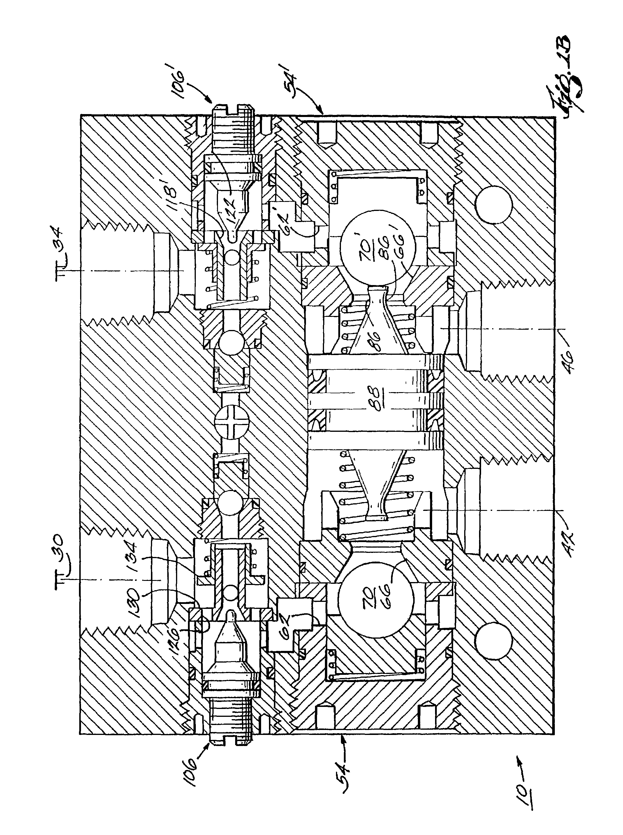 Valve arrangement including release valve