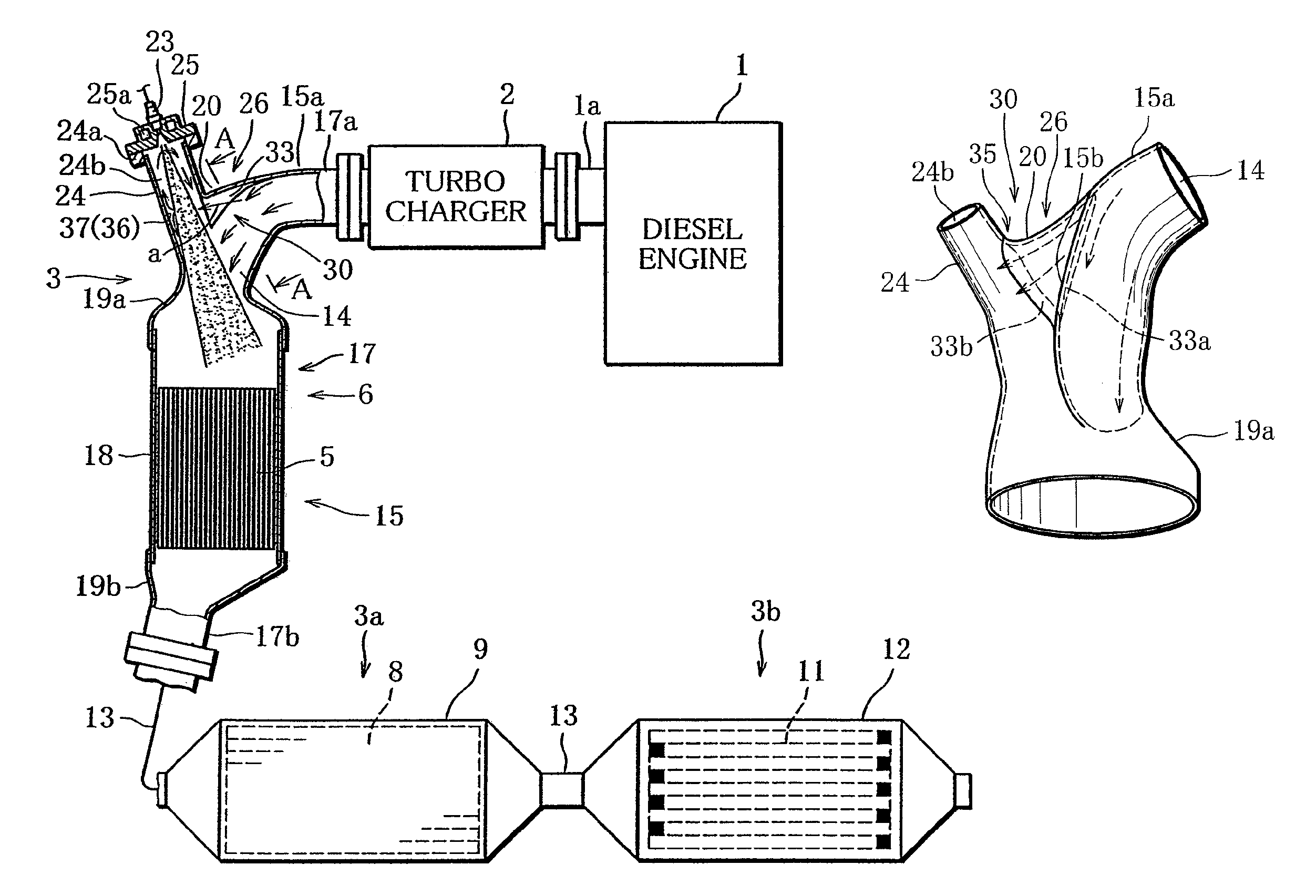 Exhaust gas purification device of internal combustion engine