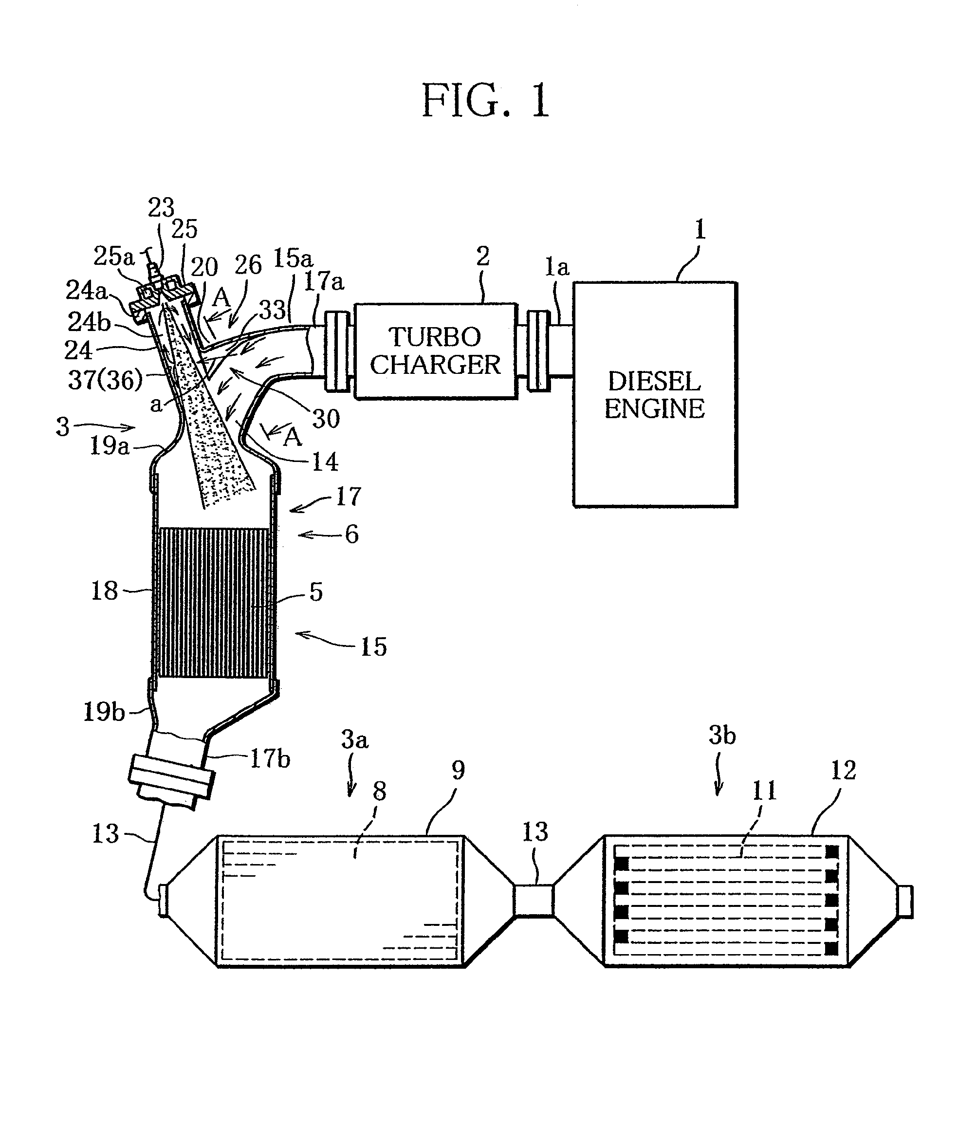 Exhaust gas purification device of internal combustion engine