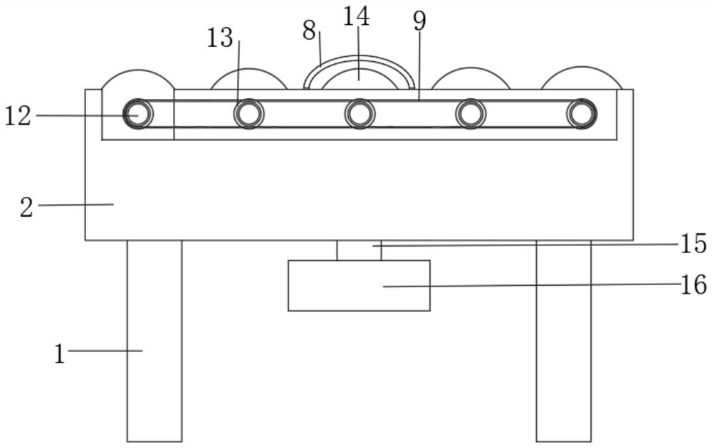 Gluing device based on soybean glue laminated plate