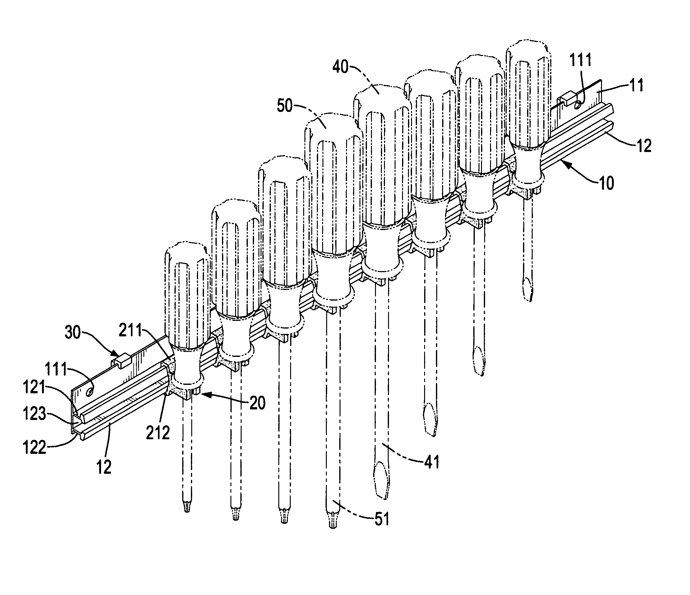 Tool suspension assembly